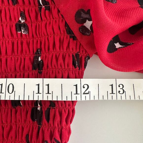 Target Art Class Girls Dress Red Cheetah Print Size Large 10/12 - Picture 3 of 7